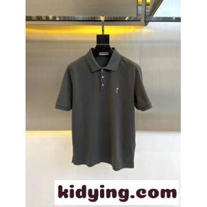 上品 カジュアル ロゴ コットン 半袖 ポロシャツ モンクレール スーパーコピー Tシャツ 偽物 グレーkid26WD0jCe
