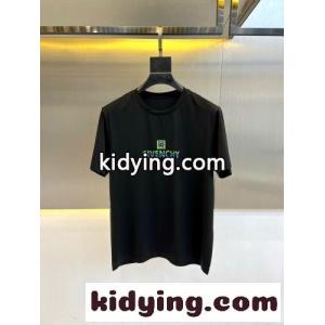 ジバンシィ スーパーコピー Tシャツ 偽物 シンプル 快適 ロゴ入り 半袖Tシャツ ブラックkid26KfGH1j