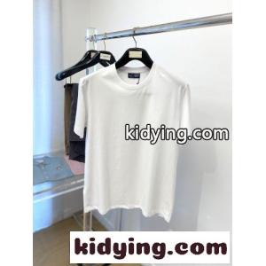 アルマーニ ブランド コピー Tシャツ 偽物 シンプル 上品 クルーネック 半袖Tシャツ ホワイトkid260ziSTz