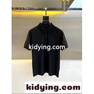 ドルチェ&ガッバーナ コピー Tシャツ 偽物 洗練された シンプル 半袖 ポロシャツ ブラックkid26CG9Pve