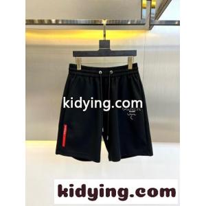 合わせやすい カジュアル ロゴ ショートパンツ プラダ スーパーコピー パンツ 偽物 ブラックkid26HPX1Xv