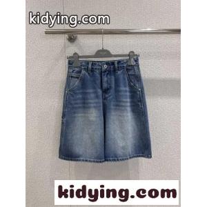 シンプル カジュアル デニムショートパンツ プラダ コピー パンツ 偽物 レディースkid26L5fOPn