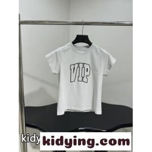 カジュアル フェンミン コンパクト 半袖Tシャツ バレンシアガ コピーブランド Tシャツ コピー ホワイトkid26Oj4z4n