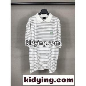 カジュアル ユニセックス バレンシアガ コピー Tシャツ コピー ポロシャツ ホワイトkid26KrWfyu