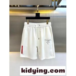 合わせやすい カジュアル ロゴ ショートパンツ プラダ スーパーコピー パンツ 偽物 ホワイトkid269X1Lvy