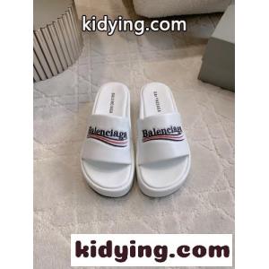 カジュアル ロゴ入り 厚底 ミュール バレンシアガ スーパーコピー サンダル 偽物 ホワイトkid26yuSLbe