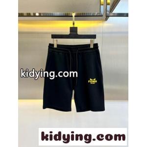 合わせやすい 定番 カジュアル ショートパンツ フェンディ コピーブランド パンツ 偽物 ブラックkid26yGnuea