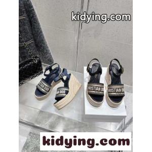 夏にマスト♪ディオール コピー Dway ウェッジサンダル スーパーコピーkid26bGLrKn