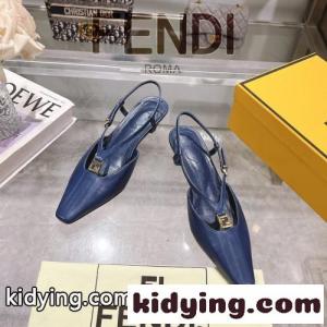 大人 カジュアル フェンディ ブランド コピー フォールド スリングバックシューズ スーパーコピー ダークブルーkid26SfSDqu