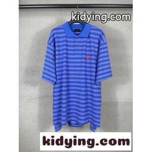カジュアル ユニセックス バレンシアガ ブランド コピー Tシャツ コピー ポロシャツ ブルーkid26P11LPv