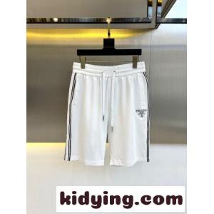 カジュアル 定番 合わせやすい ショートパンツ プラダ ブランド コピー パンツ 偽物 ホワイトkid26ja01Lr