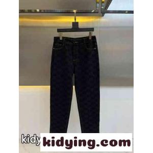 GG総柄 デニムパンツ グッチ コピーブランド パンツ 偽物 メンズ 合わせやすい ジーンズkid26f45nSj