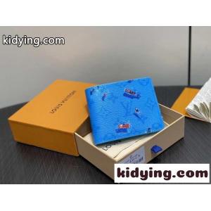 ポルトフォイユ・スレンダー二つ折り財布 ルイ･ヴィトン スーパーコピー M14874 ブルーkid26auyaeC