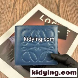 洗練された アナグラム 2つ折り財布 ウォレット ロエベ スーパーコピー 財布 コピー ブルーkid26CaK5Hj