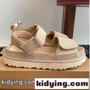 スエード プラットフォームサンダル アグ サンダル コピー ベージュkid268zKbKn