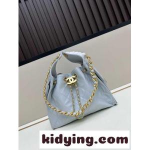 chanel コピー25 ホーボーバッグ スモール シャネル コピー バッグ コピー ライトブルーkid269T5X1f