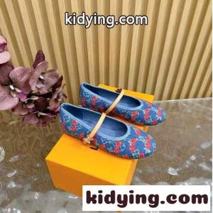 LV × TM ロミー バレリーナ ルイ・ヴィトン シューズ スーパーコピー ブルーkid26DyyuKD