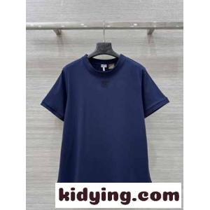 カジュアル 合わせやすい レース Tシャツ ロエベ コピー Tシャツ コピー ネイビーkid26DCmWfi