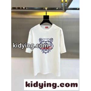 カジュアル ロゴ コットン 半袖Tシャツ ケンゾー Tシャツ コピー ホワイトkid261TXHbu