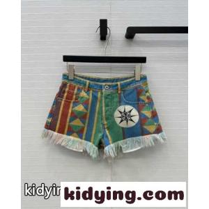 目を引く プリント デニムショートパンツ ロエベ コピー ジーンズ コピー レディースkid26SX1fyu