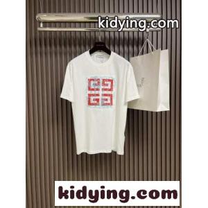 おしゃれ 4Gロゴ 半袖Tシャツ ジバンシィ コピー Tシャツ 偽物 クルーネック ホワイトkid26eyqWLz