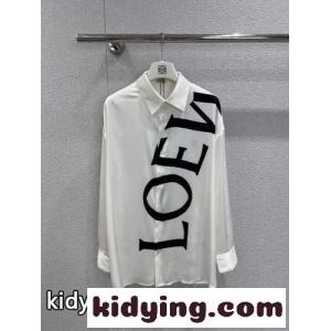 上品 カジュアル ロゴプリント ロエベ コピー シャツ コピー ユニセックスkid26rySjKD