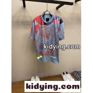 マルチカラープリント 半袖シャツ ジバンシィ スーパーコピー Tシャツ 偽物 クルーネックkid265f81ze