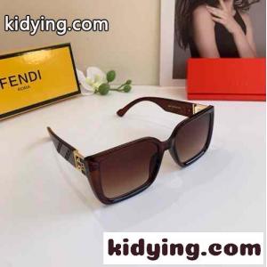 ユニセックス スタイリッシュ アイウェア フェンディ コピーブランド サングラス 偽物 茶色kid260DyyOv