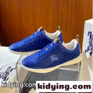 新作 レザー マトリックススニーカー バーバリー コピー スニーカー コピー ブルーkid26aWPHju