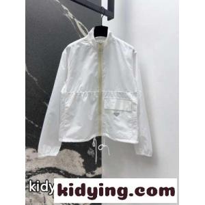 Re-Nylon ブルゾンジャケット プラダ コピーブランド ジャケット コピー レディース ホワイトkid26iCKrmu