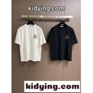 カジュアル ロゴ入り クルーネック 半袖Tシャツ モンクレール コピー Tシャツ スーパーコピーkid269TXDym