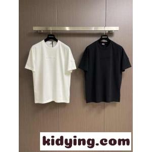 シンプル ロゴアップリケ 半袖Tシャツ モンクレール ブランド コピー Tシャツ スーパーコピーkid2649HHjm
