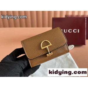 ホースビット付き カードケース 名刺入れ グッチ コピー 財布 コピー 828148 ブラウンkid26KTHHju