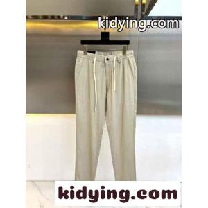 春夏 軽量 イージースラックス エルメネジルド・ゼニア スラックス コピー ベージュkid26vSze8D