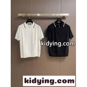 おしゃれ ハーフジップ 半袖ニットポロ エルメネジルド・ゼニア ニット コピーkid260ri05z