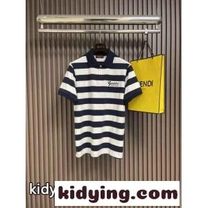 カジュアル グッチ コピー Tシャツ コピー コットン 半袖 ポロシャツkid26LXfWTn