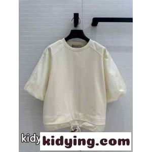 カジュアル お洒落 切り替え モンクレール ブランド コピー Tシャツ スーパーコピー 半袖Tシャツ ベージュkid26yq4nGb