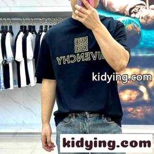 ジバンシィ ブランド コピー Tシャツ コピー カジュアル ロゴ入り コットン 半袖Tシャツ ブラックkid26yqWTjq