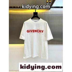 カジュアル ロゴ入り コットン 半袖Tシャツ ジバンシィ スーパーコピー Tシャツ コピー ホワイトkid26LrmOHz