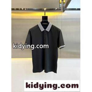 カジュアル コットンピケ 半袖 ポロシャツ アルマーニ コピー Tシャツ コピー ダークグレーkid26HDW5HD