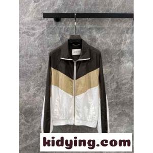 カジュアル 配色 ブルゾン イヴ・サンローラン ブランド コピー ジャケット コピー レディースkid26ySfmuu