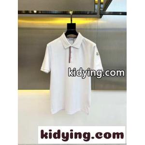 カジュアル コットンピケ 半袖ポロシャツ モンクレール スーパーコピー Tシャツ スーパーコピー ホワイトkid26jKre4j