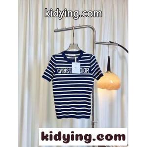 dior コピーiviera ショートスリーブ セーター クリスチャン・ディオール コピー ニット コピー ネイビーkid2655jKDi