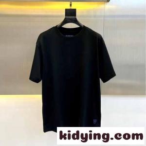 合わせやすい シンプル クルーネック 半袖Tシャツ バーバリー コピー Tシャツ コピー ブラックkid26GvyGnq