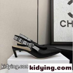 人気 新作 dior スーパーコピー Toujours スリングバックパンプス スーパーコピー ブラックkid26XPvSnu