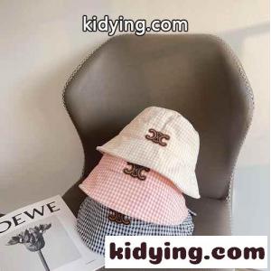 春夏 可愛い チェック柄 バケットハット セリーヌ コピー キャップ コピー レディースkid26jOT15v