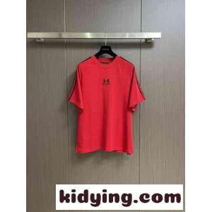 balenciaga コピー x Under Armour 半袖Tシャツ バレンシアガ コピー Tシャツ コピー レッドkid26O5X5Xv