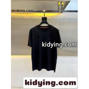 シンプル ロゴ エルメネジルド・ゼニア 半袖Tシャツ コピー クルーネック ブラックkid26iq4Dey