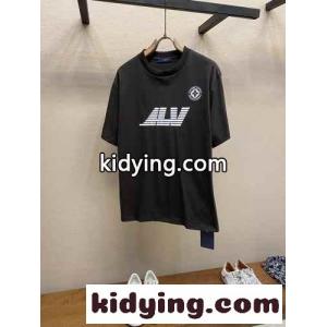ウォッシュドプリンテッド コットンTシャツ ルイ・ヴィトン Tシャツ コピーkid26niKnii