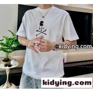 マスターマインド・ジャパン Tシャツ コピー コットン オーバーサイズ 半袖Tシャツ ホワイトkid26zqCeii